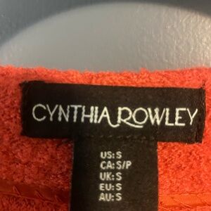 Cynthia Rowley Vibrant Red/Orange Jacket